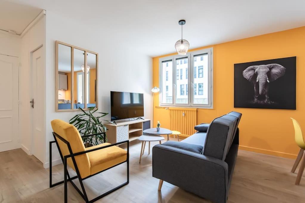 Appartement Renove Pour 6 Avec Parking Villeurbanne Exteriör bild